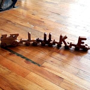 Handmade Wooden Name